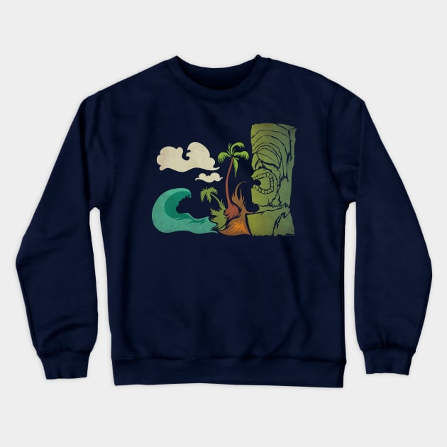 Surf Ku Crewneck Sweatshirt by zerostreet